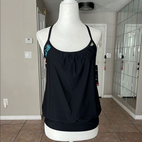 Speedo Women’s Floral Swim Top Tankini - Picture 2 of 8